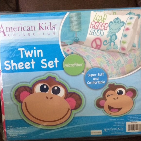 monkey sheet set